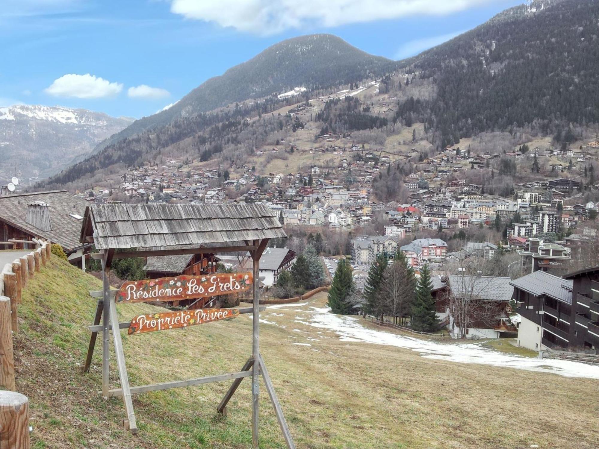 Appartement Agreable A Saint Gervais Les Bains 30 M² Piscine Partagee ภายนอก รูปภาพ