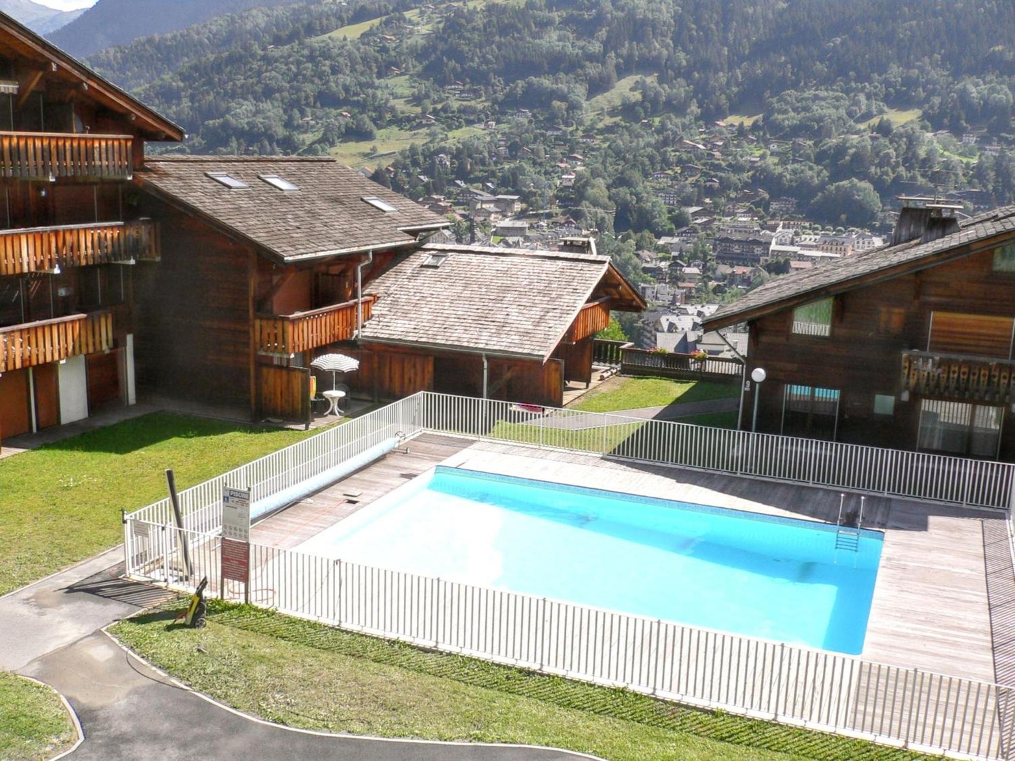 Appartement Agreable A Saint Gervais Les Bains 30 M² Piscine Partagee ภายนอก รูปภาพ